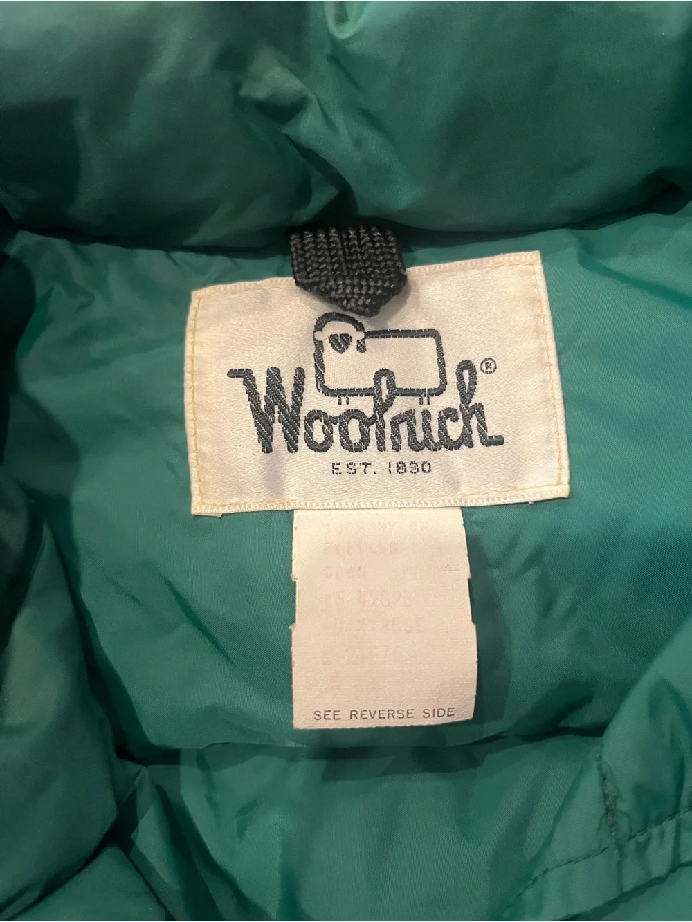 Woolrich Green Puffer Vest
